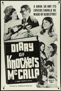 5b1025 DIARY OF KNOCKERS MCCALLA 1sh 1968 directed by Barry Mahon, sexy montage of images!