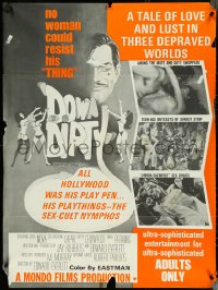 5b1035 DOWN & DIRTY 1sh 1968 ultra-sophisticated, no woman could resist his THING!