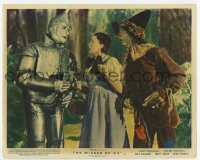 5b1722 WIZARD OF OZ color English FOH LC R1955 Tin Man tells Dorothy & Scarecrow he needs a heart!