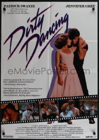 5b0501 DIRTY DANCING German 1987 images of Patrick Swayze & Jennifer Grey in sexy embrace!
