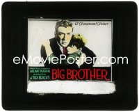 5b1507 BIG BROTHER glass slide 1923 great c/u of Tom Moore hugging young boy, from Rex Beach novel!