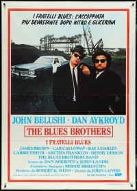 5b0298 BLUES BROTHERS Italian 1p 1980 John Belushi & Dan Aykroyd are on a mission from God!