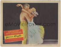 5b0049 JEANNE EAGELS signed LC #4 1957 by Kim Novak, who's close up kissing Jeff Chandler!