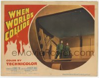 5b0898 WHEN WORLDS COLLIDE LC #3 1951 Rush & Derr looking out space ship door, George Pal classic!
