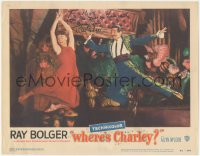 5b0074 WHERE'S CHARLEY signed LC #1 1952 by Ray Bolger, who's dancing with pretty Allyn McLerie!
