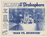 5b0903 ZOMBIES OF THE STRATOSPHERE chapter 11 LC 1952 alien Leonard Nimoy shown, Man vs. Monster!