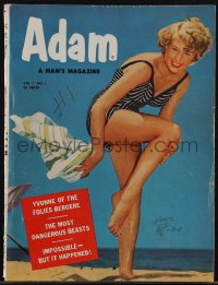 5b0632 ADAM vol 1 no 1 magazine 1952 the man's home companion with lots of sexy nude images!