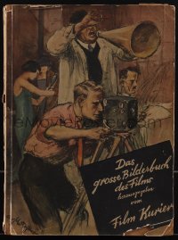 5b0534 DAS GROSSE BILDERBUCH DES FILMS German exhibitor magazine 1920s cool cover art, ultra rare!