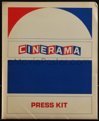 5b0536 CINERAMA presskit w/ 7 stills 1963 Stanley Kramer candids & Jack Davis art, ultra rare!