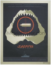 5b0005 JAWS signed limited edition 11x14 art print R2010 by artist Tom Whalen, different art, rare!