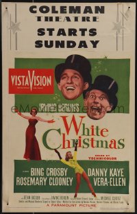 5b0390 WHITE CHRISTMAS WC 1954 Bing Crosby, Danny Kaye, Clooney, Vera-Ellen, musical classic, rare!