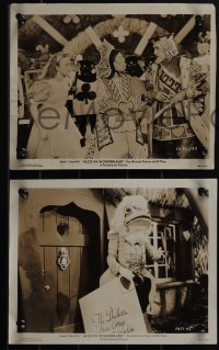5b1645 ALICE IN WONDERLAND 5 8x10 stills 1933 incredible images from the movie, Charlotte Henry!