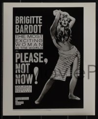 5b1620 BRIGITTE BARDOT 8 8x10 stills 1950s-1960s the sexy French star, all with poster artwork!