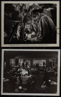 5b1617 DEAD RECKONING 9 8x10 stills 1947 great images of Humphrey Bogart, sexy Lizabeth Scott!