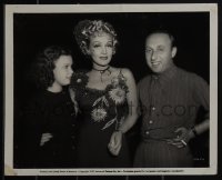 5b1701 DESTRY RIDES AGAIN 2 8x10 stills 1939 Marlene Dietrich + visitors Gloria Jean, Pasternak!