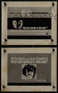 5b1695 WHAT EVER HAPPENED TO BABY JANE? 3 8x10 stills 1962 Aldrich, Crawford & Davis, all with artwork!