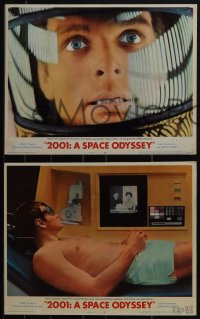 5b0719 2001: A SPACE ODYSSEY 4 LCs 1968 Stanley Kubrick sci-fi classic, Gary Lockwood, Keir Dullea!