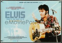 5c0051 ELVIS: THAT'S THE WAY IT IS video British quad R2000 great image of Presley playing guitar!