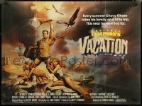 5c0061 NATIONAL LAMPOON'S VACATION British quad 1983 Chase, Brinkley & D'Angelo by Vallejo, rare!