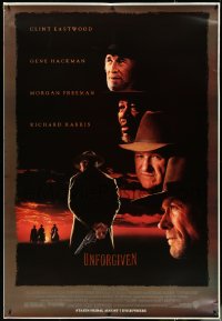 5c0022 UNFORGIVEN DS bus stop 1992 Clint Eastwood, Gene Hackman, Richard Harris, Morgan Freeman!