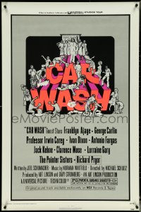 5c0575 CAR WASH 1sh 1976 written by Joel Schumacher, Drew Struzan art of cast around title!