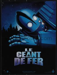 5c0351 IRON GIANT French 16x21 1999 animated modern classic, cool cartoon robot artwork!