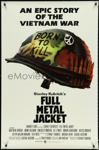 5c0657 FULL METAL JACKET int'l 1sh 1987 Stanley Kubrick Vietnam War movie, Philip Castle art!