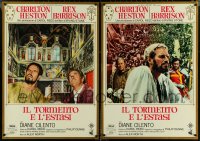 5c0287 AGONY & THE ECSTASY 14 Italian pbustas 1965 Charlton Heston & Rex Harrison!