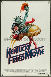 5c0713 KENTUCKY FRIED MOVIE 1sh 1977 John Landis directed comedy, wacky tennis shoe art!
