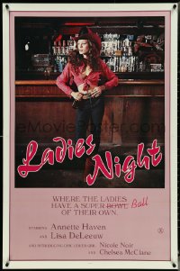 5c0719 LADIES NIGHT 1sh 1980 great Urban Cowboy-like parody image of sexy Annette Haven!