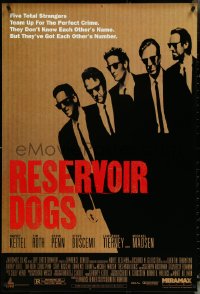 5c0816 RESERVOIR DOGS 1sh 1992 Quentin Tarantino classic, Keitel, Buscemi, Madsen & Tim Roth!