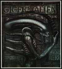 5c0380 ALIEN 20x22 special poster 1990s Ridley Scott sci-fi classic, cool H.R. Giger art of monster!