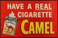 5c0370 CAMEL CIGARETTES 19x29 advertising poster 1959 have a REAL cigarette, great art!