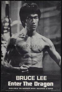 5c0334 ENTER THE DRAGON 18x28 music poster 1973 Bruce Lee, soundtrack, film that made him a legend!