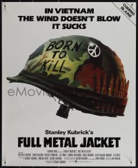 5c0384 FULL METAL JACKET 17x21 special poster 1987 Stanley Kubrick Vietnam War movie, Castle art!
