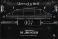 5c0385 LIVING DAYLIGHTS 12x18 special poster 1986 great image of classic Aston Martin car grill!