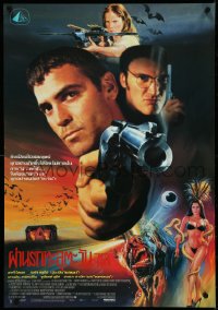 5c0258 FROM DUSK TILL DAWN Thai poster 1995 George Clooney & Quentin Tarantino, Tongdee art!