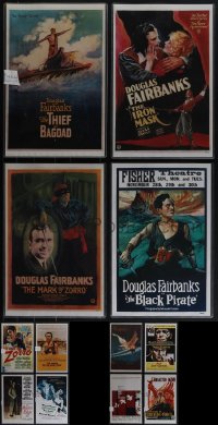 5d0168 LOT OF 12 11X17 REPRODUCTION POSTERS IN SLEEVES 1980s classic movie images!