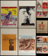 5d0014 LOT OF 13 UNFOLDED WINDOW CARDS 1950s-1960s great images from a variety of movies!