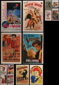 5d0164 LOT OF 14 11X17 BAGGED & BOARDED REPRODUCTION POSTERS 1980s classic movie images!