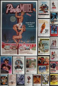 5d0230 LOT OF 43 FOLDED ONE-SHEETS 1950s-1980s great images from a variety of different movies!