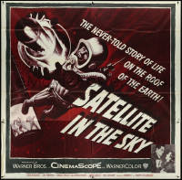 5f0080 SATELLITE IN THE SKY 6sh 1956 English, the never-told story of life on the roof of the Earth!