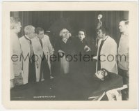 5f1229 CABINET OF DR CALIGARI 8x10.25 still 1921 Werner Krauss w/sleeping Conrad Veidt, ultra rare