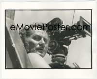 5f1212 JAWS deluxe 8x10 file photo 1975 great candid close up of Robert Shaw by camera by Goldman!