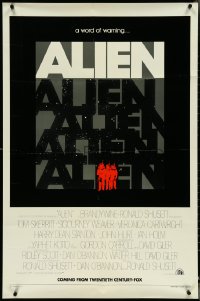 5f0601 ALIEN teaser 1sh 1979 Ridley Scott classic, a word of warning, rare & very different image!