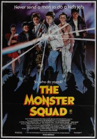 5f0224 MONSTER SQUAD Aust 1sh 1987 art of young heroes and classic villains by Brian Clinton!