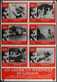 5f0023 AMERICAN WEREWOLF IN LONDON Aust LC poster 1982 great different horror images!