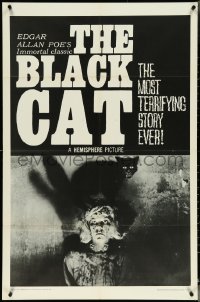 5f0652 BLACK CAT 1sh 1966 Edgar Allan Poe, Robert Frost, Robyn Baker, cool horror image!