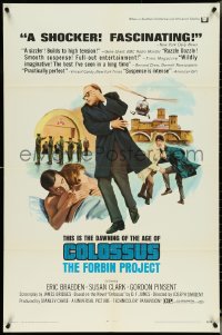 5f0695 COLOSSUS: THE FORBIN PROJECT 1sh 1970 the day man built himself out of existence!