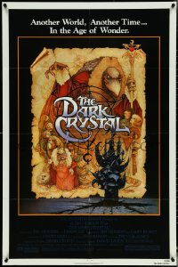5f0713 DARK CRYSTAL 1sh 1982 Jim Henson & Frank Oz, incredible Richard Amsel fantasy art!